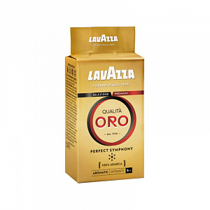 КОФЕ "Lavazza"  мол.  пач. 250г*20 Qualita Oro вак/уп. INT