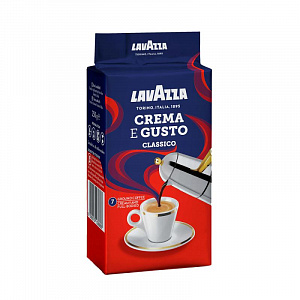 КОФЕ "Lavazza"  мол. пач. 250г*20 Crema e Gusto вак/уп. INT